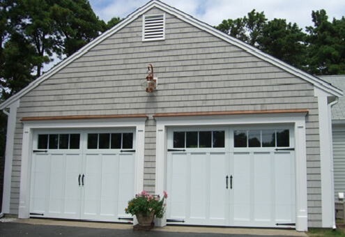 Traditional-style garage door